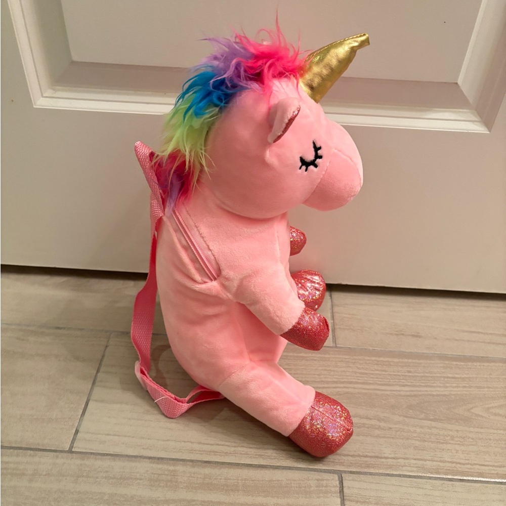Pink Unicorn backpack - Picture 3 of 5